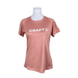 Unisex Craft - Sports shirt, short sleeve, size 38 - Light pink ()