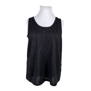 Unisex Zizzi - Tricot tank top, size 46 - Black (1)