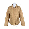 Unisex Stockh lm - Quilted jacket, size 38 - Brown ()