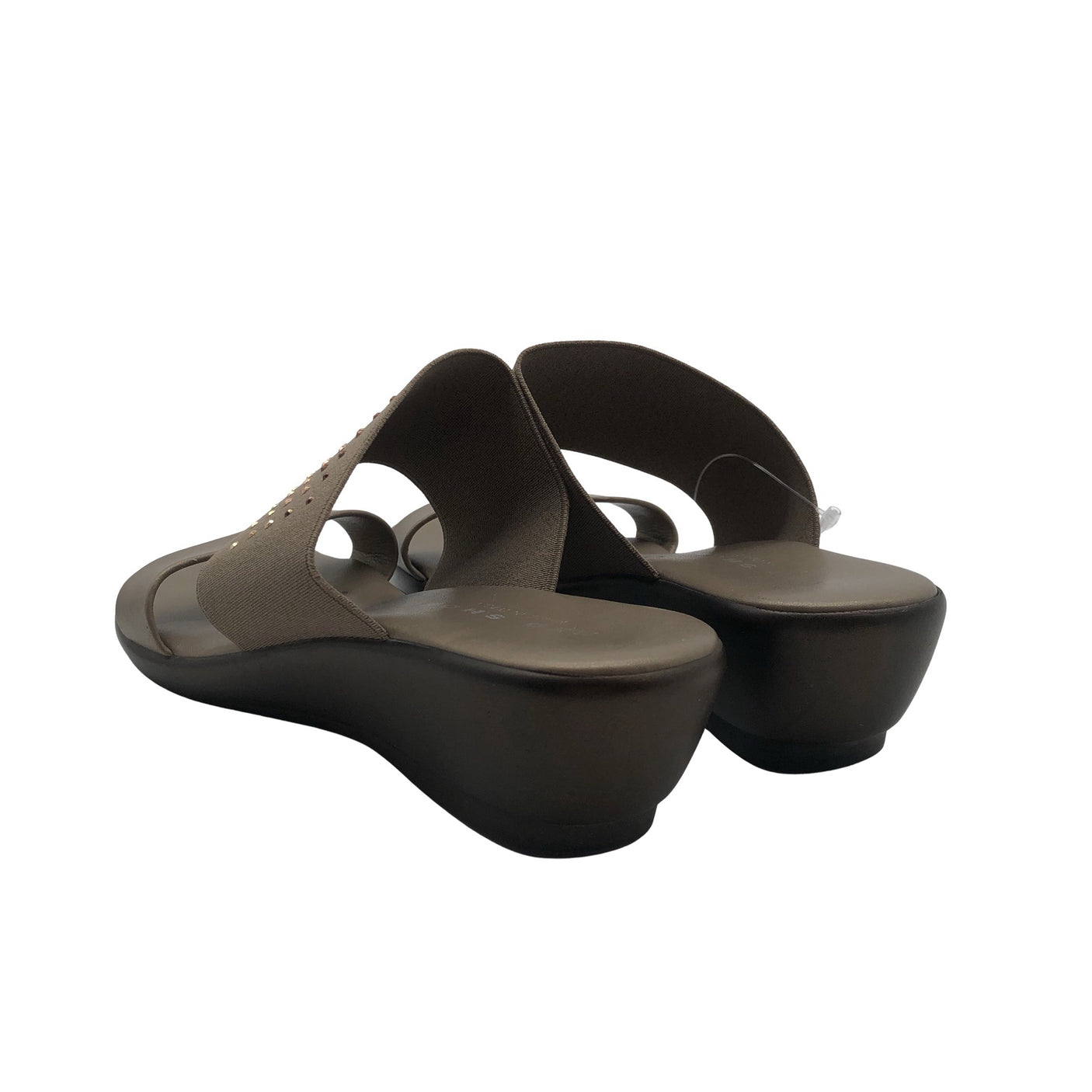 Unisex Red Shoe - Heeled sandals, size 38 - Brown (2)