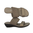 Unisex Red Shoe - Heeled sandals, size 38 - Brown ()
