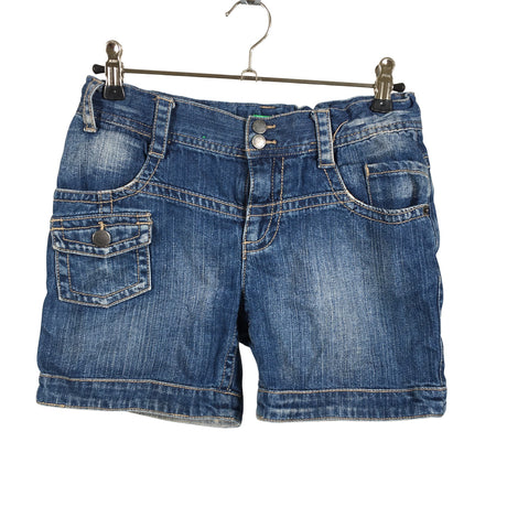 Unisex Benetton - Denim shorts, size 146 - 152 - Blue ()