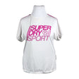 Unisex Superdry - Sports shirt, short sleeve, size 38 - White ()