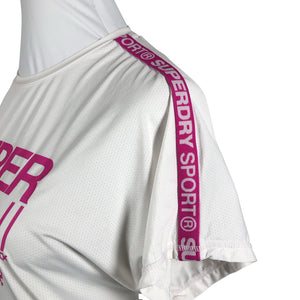 Unisex Superdry - Sports shirt, short sleeve, size 38 - White (2)