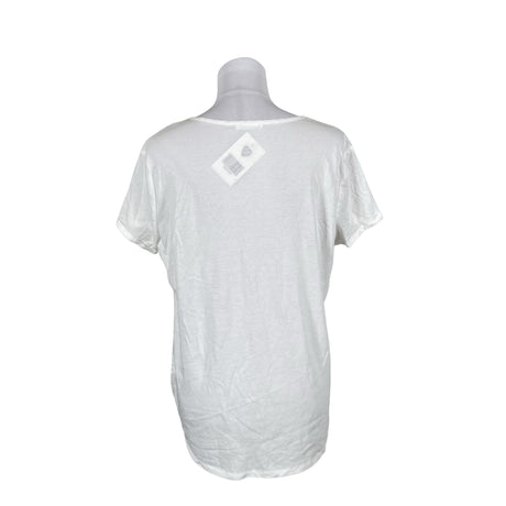 Unisex Opus - Short-sleeved blouse, size 38 - White (2)