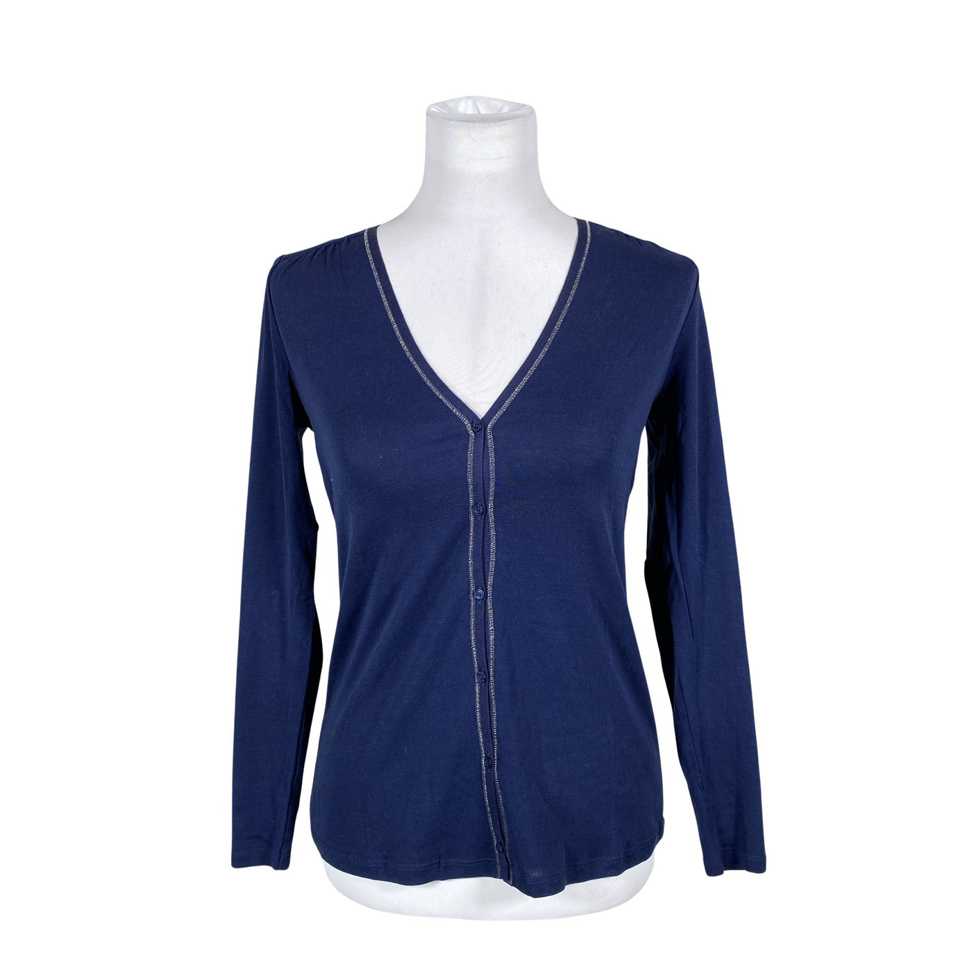 Unisex Massimo Dutti - Cardigan, size 36 - Blue (1)