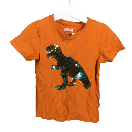 Unisex Bogi - T-shirt, size 104 - 110 - Orange ()