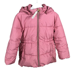 Unisex Lindex - Winter jacket, size 110 - 116 - Light pink (1)