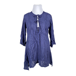 Unisex The Masai - Schiffon tunic, size 42 - Blue (1)
