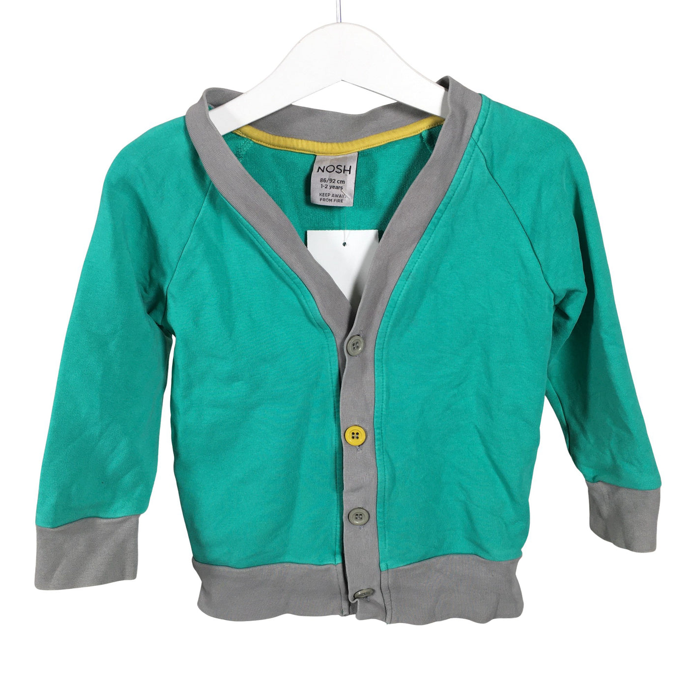 Unisex NOSH - Sweatshirt, size 86 - 92 - Turquoise (1)