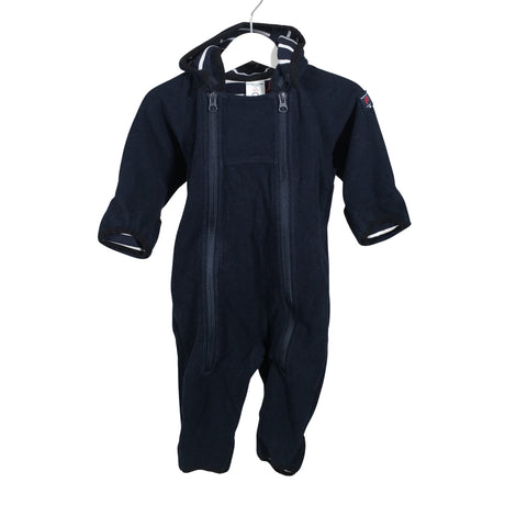 Unisex Polarn O. Pyret - Fleece overall, size 68 - 74 - Blue ()