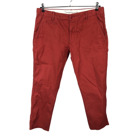 Unisex Knowledge Cotton Apparel - Chinos, size W34 - Red ()