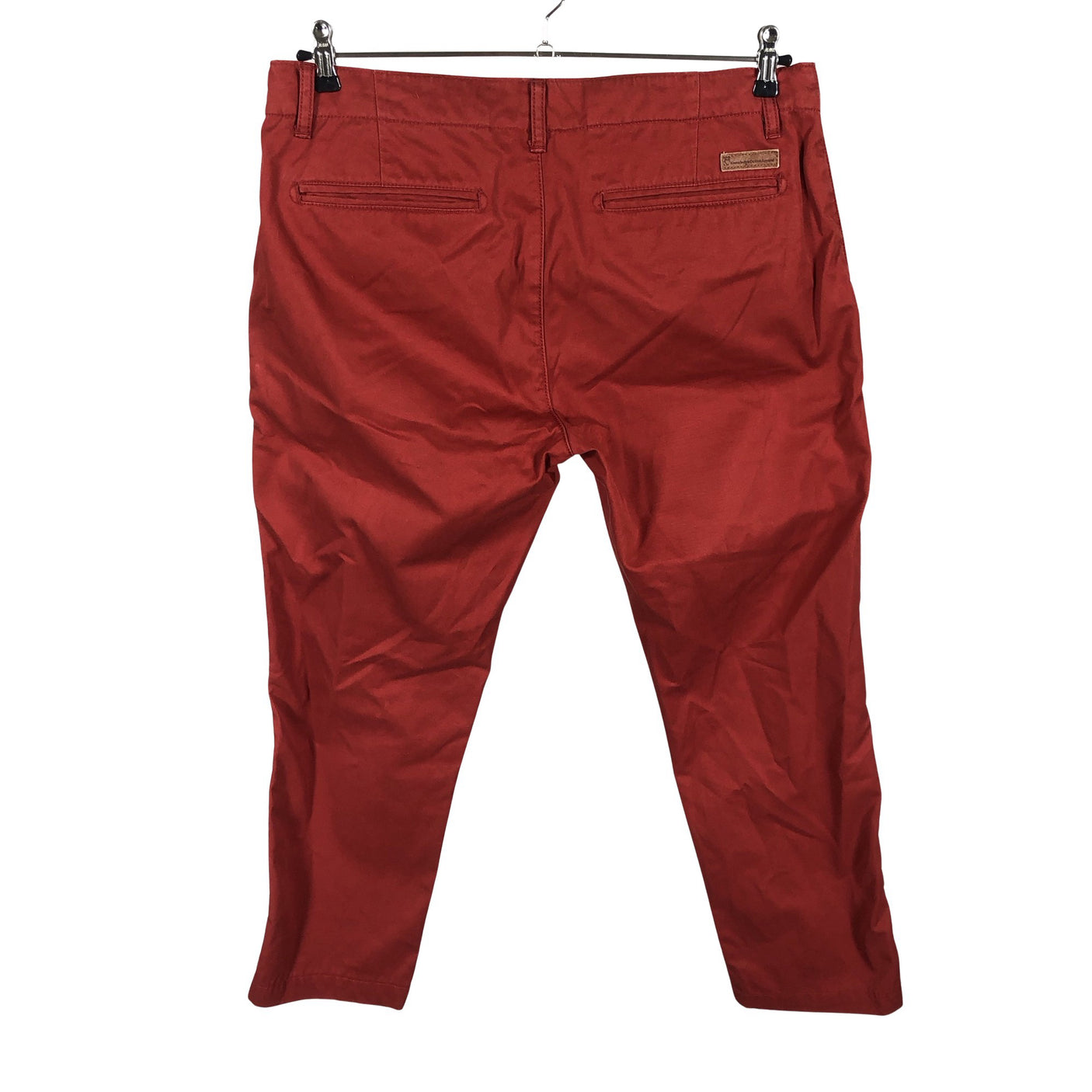 Unisex Knowledge Cotton Apparel - Chinos, size W34 - Red (2)