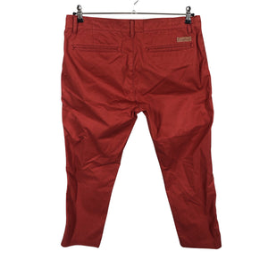 Unisex Knowledge Cotton Apparel - Chinos, size W34 - Red (2)