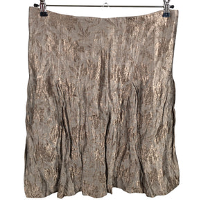 Unisex Taifun - Fabric skirt, size 42 - Brown (1)