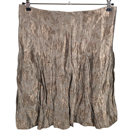 Unisex Taifun - Fabric skirt, size 42 - Brown ()