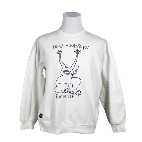 Unisex Ripndip - Sweatshirt, size L - White ()