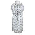 Unisex Saint Tropez - Schiffon dress, size 42 - Blue ()