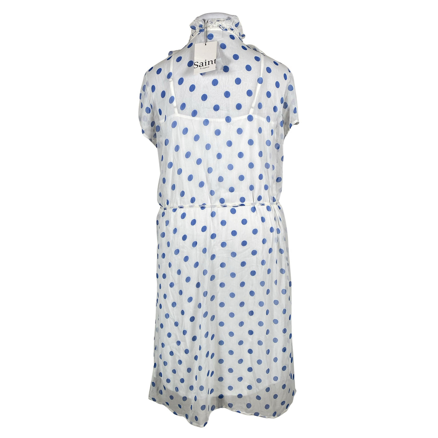 Unisex Saint Tropez - Schiffon dress, size 42 - Blue (2)