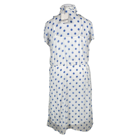 Unisex Saint Tropez - Schiffon dress, size 42 - Blue (2)