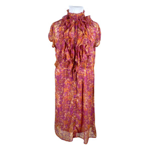 Unisex Saint Tropez - Schiffon dress, size 42 - Pink (1)