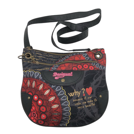 Unisex Desigual - Shoulder bag, size Midi - Black ()