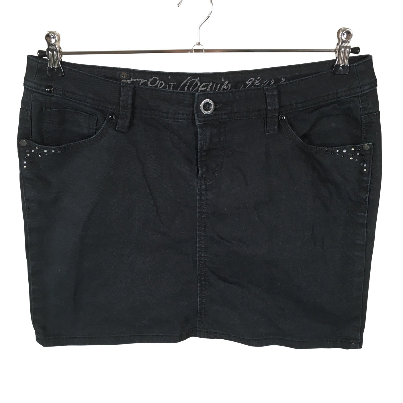 Unisex Esprit - Denim skirt, size 40 - Black (1)