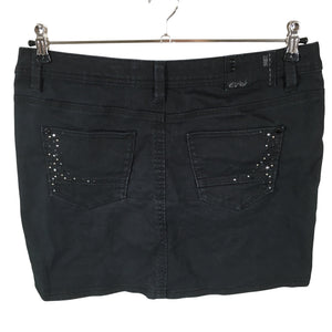 Unisex Esprit - Denim skirt, size 40 - Black (2)