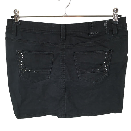 Unisex Esprit - Denim skirt, size 40 - Black (2)