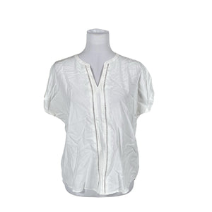 Unisex Opus - Short-sleeved blouse, size 40 - White (1)