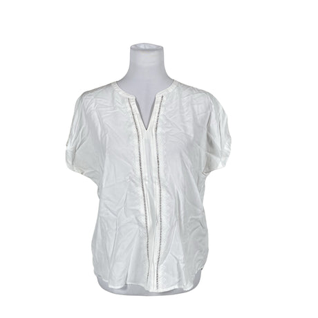 Unisex Opus - Short-sleeved blouse, size 40 - White ()