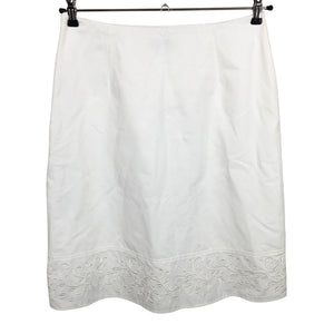 Unisex Betty Barclay - Fabric skirt, size 38 - White (2)