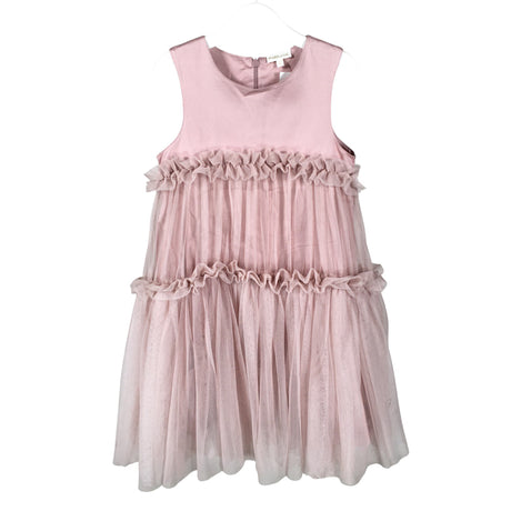 Unisex POMPdeLUX - Party dress, size 134 - 140 - Light pink ()