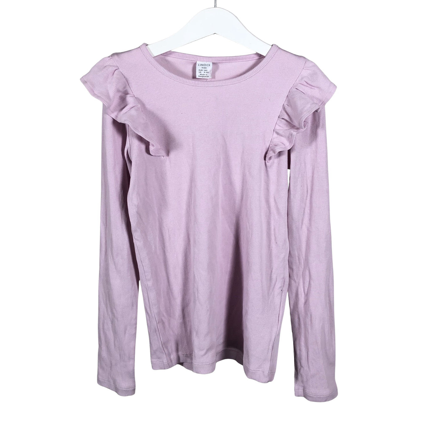 Unisex Lindex - Tricot shirt, size 134 - 140 - Violet (1)