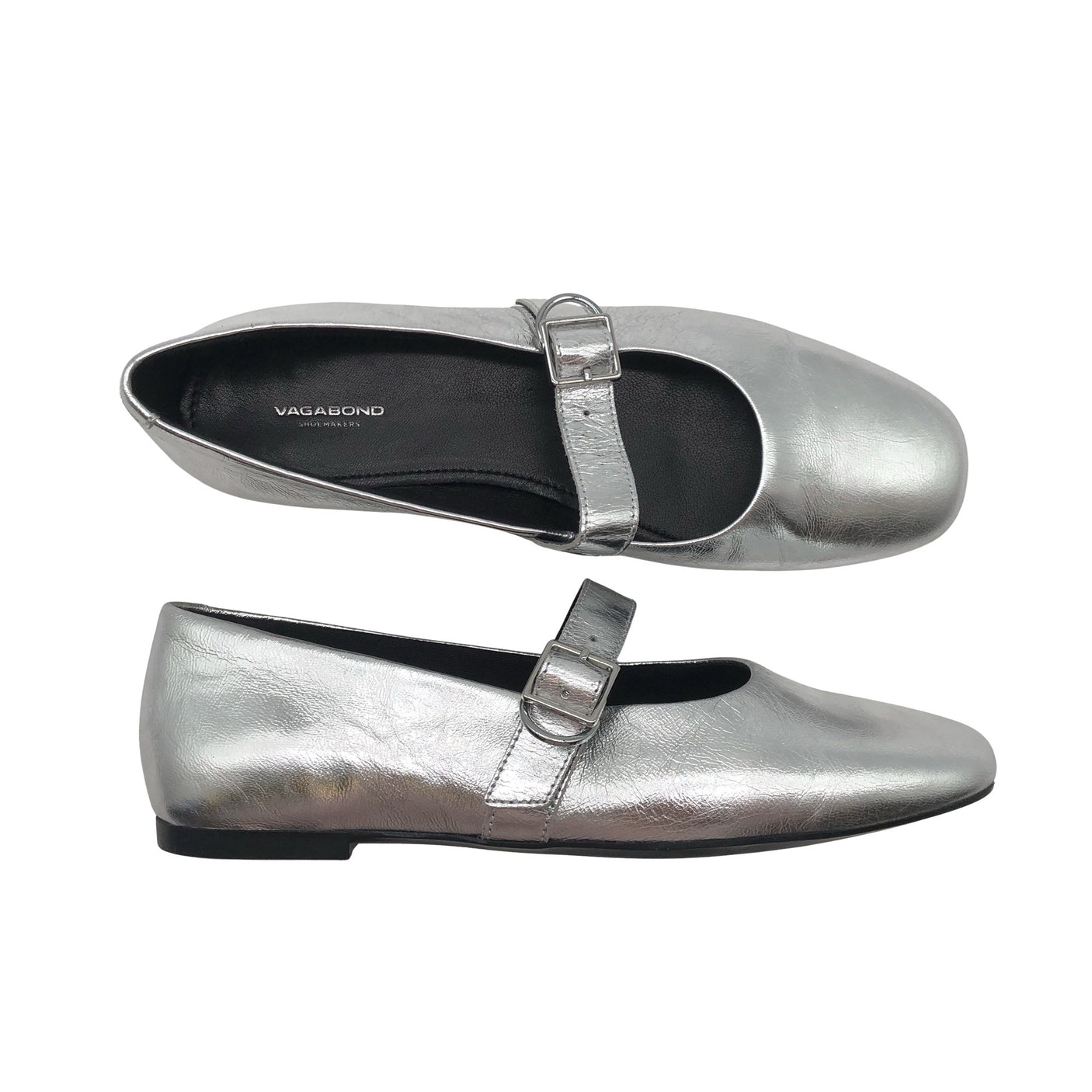 Unisex Vagabond - Ballerinas, size 38 - Silver (1)