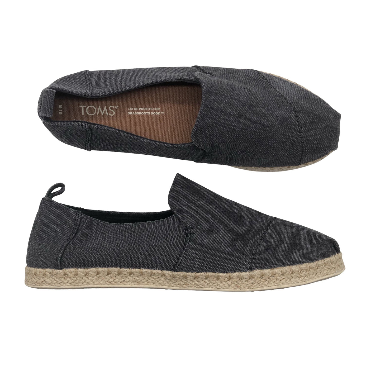 Unisex Toms - Loafers, size 43 - Gray (1)