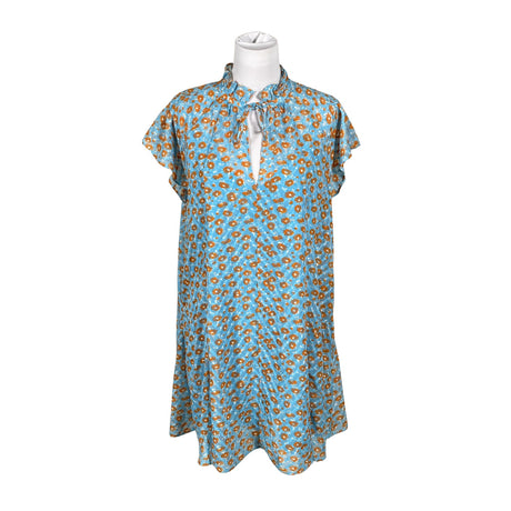 Unisex Samsoe&Samsoe - Schiffon dress, size 40 - Turquoise ()