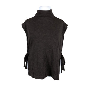 Unisex Tam Silk - Knit vest, size 42 - Brown (1)