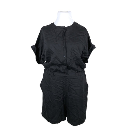 Unisex Papu - Short overalls, size 42 - Black ()