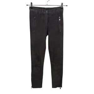 Unisex Repeat - Leather pants, size 36 - Gray (1)