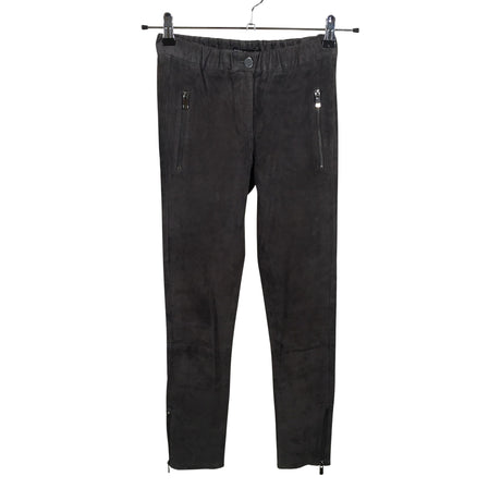 Unisex Repeat - Leather pants, size 36 - Gray ()