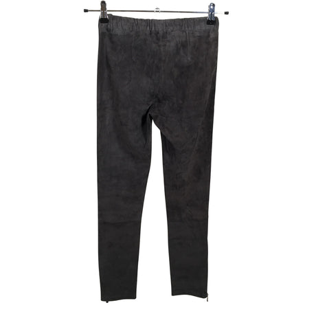 Unisex Repeat - Leather pants, size 36 - Gray (2)