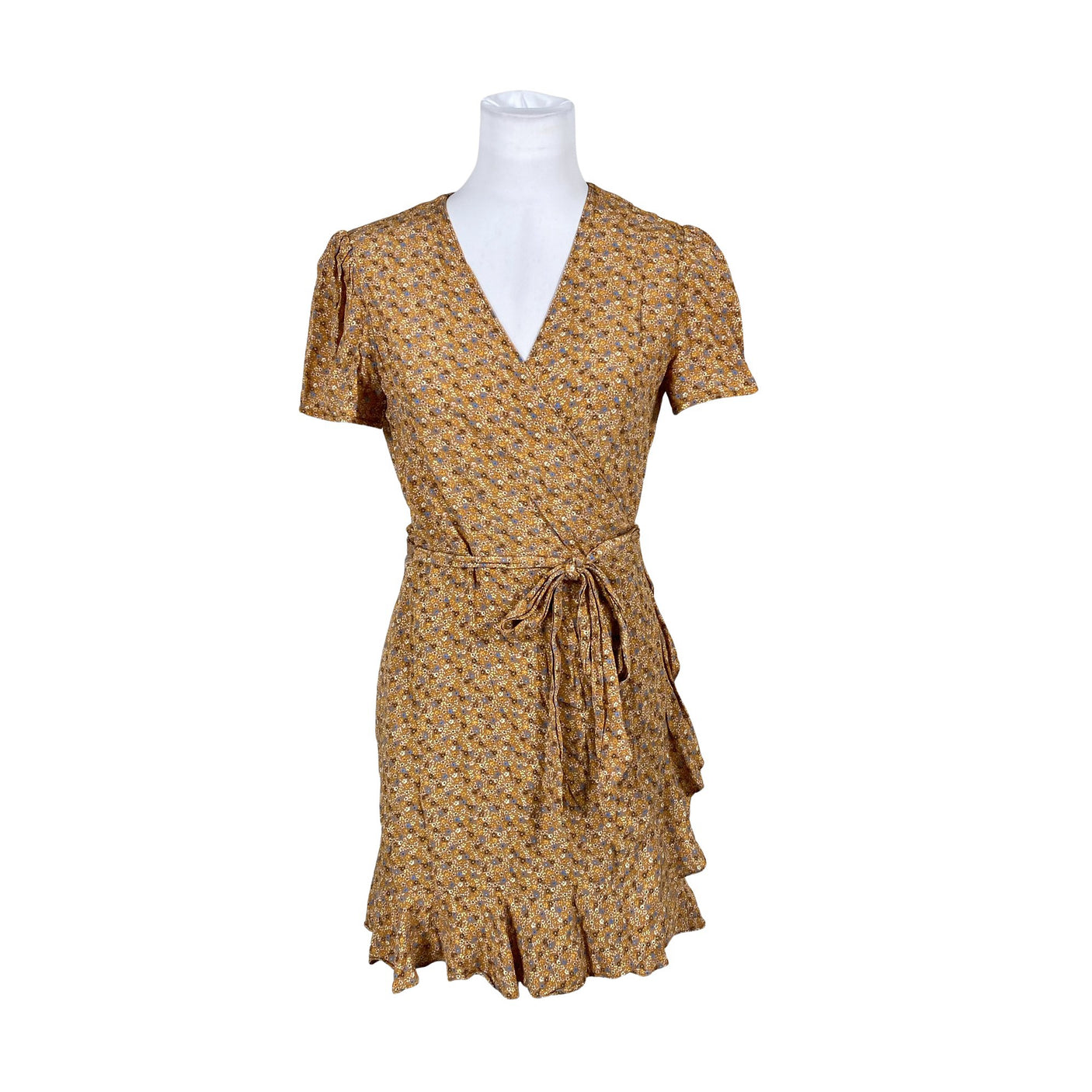 Unisex Samsoe&Samsoe - Schiffon dress, size 36 - Brown (1)