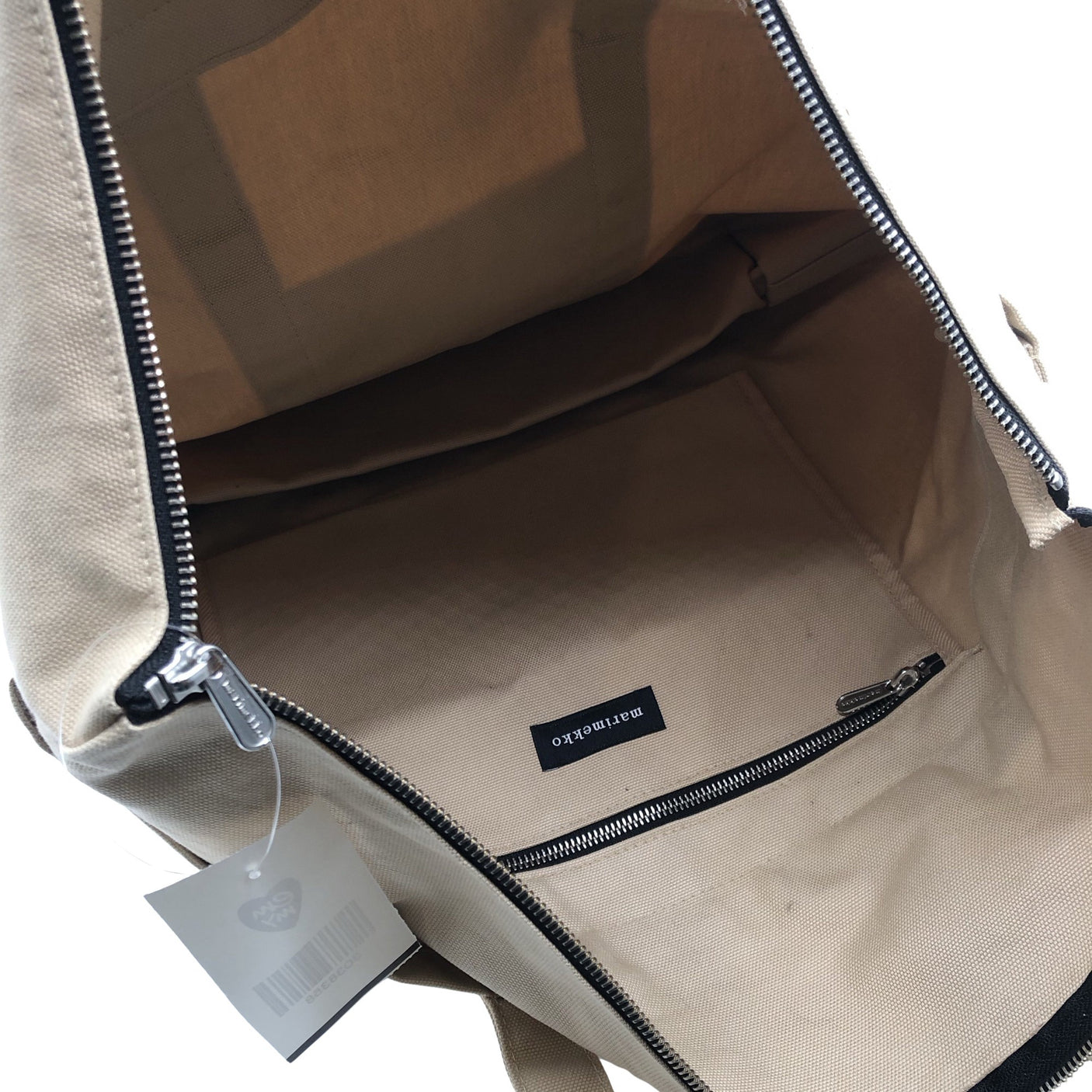 Unisex Marimekko - Handbag, size Maxi - Beige (3)