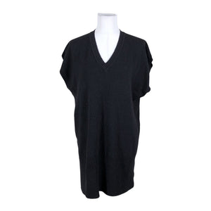 Unisex Niinmun design - Knit tunic, size 38 - Black (1)