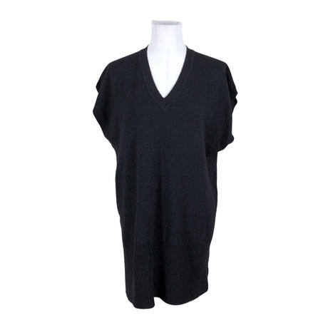 Unisex Niinmun design - Knit tunic, size 38 - Black ()