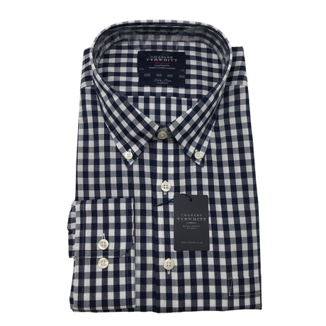 Unisex Charles Tyrwhitt - Collared shirt, size XL - Blue ()