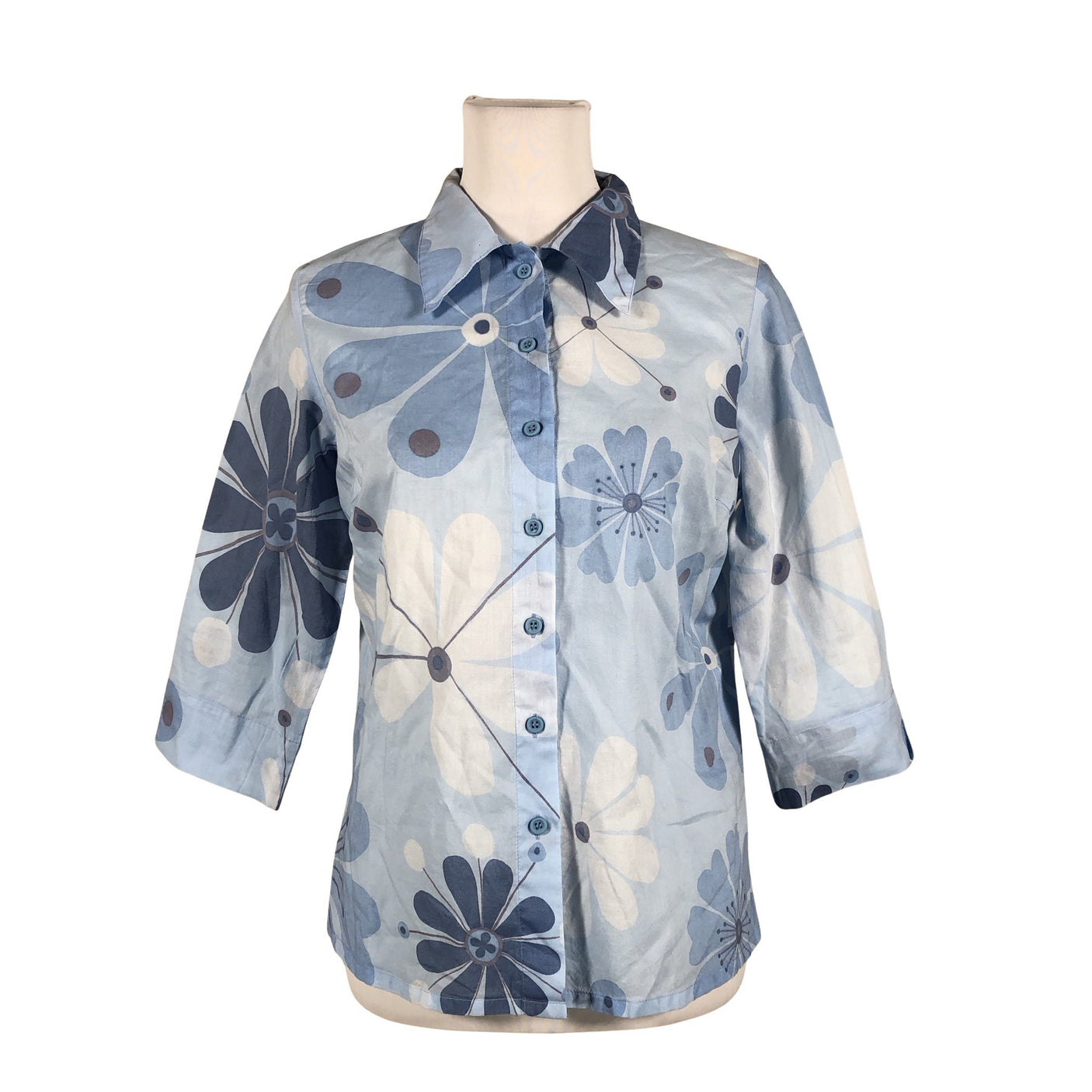 Unisex Marimekko - Collared shirt, size 40 - Light blue (1)