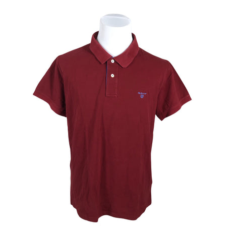 Unisex Gant - Polo shirt, size XXXL - Wine red ()