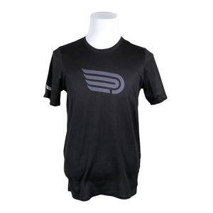 Unisex Pressio - Sports shirt, short sleeve, size M - Black (1)